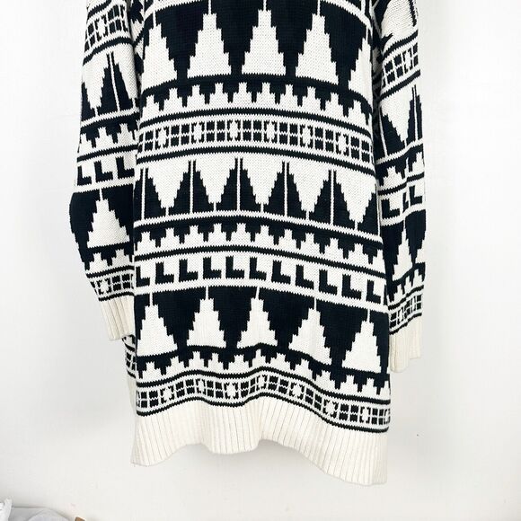 Lauren Ralph Lauren Geo-Motif 100% Cotton Shawl Collar Women’s Cardigan XXL Boho - Picture 16 of 16